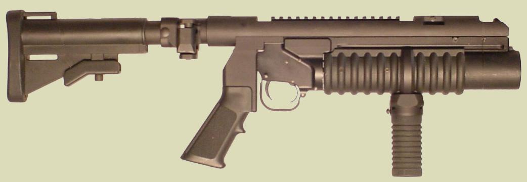 RM Equipment developed the Tactical Mounting system for the M203 40mm Grenade Launcher.